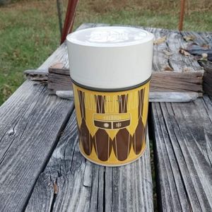 Vintage 1970's Thermos King Seeley Wide Mouth Metal Insulated 10oz